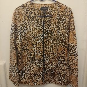 Jaguar print light jacket